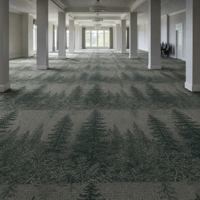 Moquette Axminster en polypropylène PP, motif forêt, pour couloir, hall, salon, moquette murale commerciale