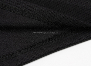 Polo para hombre bordado en blanco de color sólido con logotipo promocional personalizado - Product Image 5