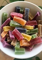 Offre spéciale Meilleure collation et bonbons pour des bonbons à la mousse de mer sains avec passion naturelle/gingembre/fleur de pois/pandan/saveur de cacao