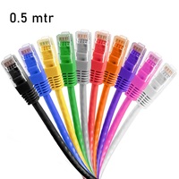 Cable de Red UTP Cat6, Cable de Conexión Ethernet de Alta Velocidad, Cable de Cobre Trenzado de 24 AWG, Estándar ANSI TIA568.2-D para Centro de Datos