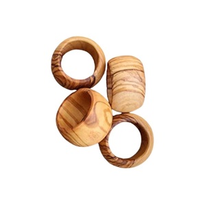 Anneau de serviette en bois d'acacia, bambou, mangue - Product Image 6