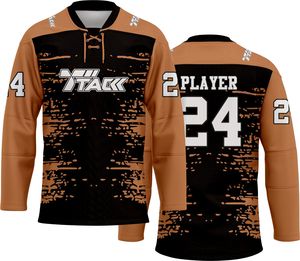 Camiseta de hockey sobre hielo de secado rápido y antibacteriana hecha a medida de EE. UU. - Product Image 3