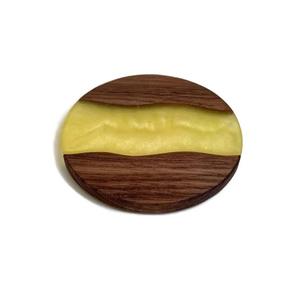Sous-verres en résine et en bois de haute qualité avec support de forme ronde, taille personnalisée, tapis et coussins, ensemble de supports de sous-verres mignons - Product Image 4