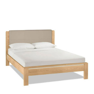 เตียงไม้สนสไตล์โมเดิร์นพร้อมที่เก็บของ แผ่น MDF เคลือบผิว สำหรับใช้ในบ้าน - Product Image 1