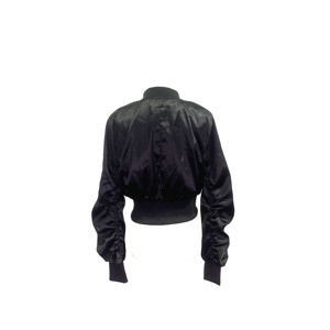 Mejor Venta de chaqueta de satén de estilo americano precio al por mayor tela de lona con decoración de bordado - Product Image 6