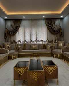 Asientos Orientales para el Suelo, Sofá Étnico, Sofá Árabe Majlis, Sofá Estilo Otomano, Conjunto Árabe Jalsa, Asientos Orientales de Lujo para el Suelo - Product Image 4