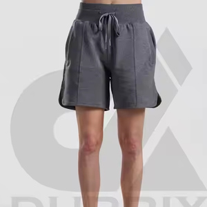Shorts Deportivos para Mujer, 100% Algodón, Transpirables, Ecológicos, con Logotipo Personalizable, Diseño Sólido, Alta Calidad - Product Image 1