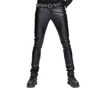 กางเกงหนังผู้ชายผลิตในปากีสถาน ทนทานและสวมใส่สบาย หนังแท้นุ่ม ดีไซน์ทันสมัยสำหรับใส่ลำลอง - Product Image 1