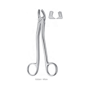 Impresión láser personalizada Manejo óptimo Instrumentos quirúrgicos Kohlert-White Fórceps de extracción para quitar dientes - Product Image 1