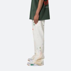 OEM Heavyweight 100% Cotton French Terry Sweatpants Custom Stacked Jogger Flare Baggy <b>Track</b> <b>Pants</b> Lightweight Streetwear - Product Image 4