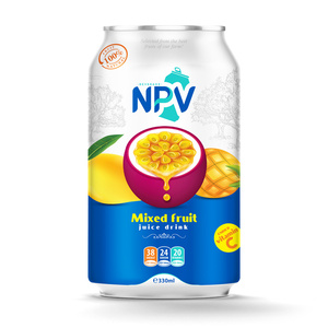 Fournisseur Bon Prix Marque NPV Boisson de Jus d'Orange 330ml Peut Naturel et Pur OEM ODM Service HALAL Certification ISO - Product Image 3