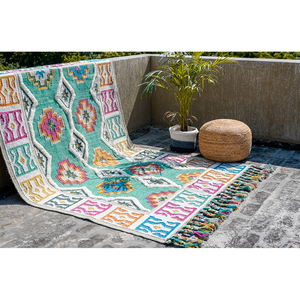 Tapis Kilim tissé à la main en laine réversible lavable anti-dérapant moderne de haute qualité pour la maison hôtel salon décor et utilisation de la prière - Product Image 3