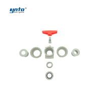 Válvula de bola YNTO, manual, PVDF, PVC, DN 25, 32, 1 pulgada, DN20