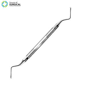 Cureta Ósea para Alveoplastia, Nueva Cuchara Ósea de Alta Calidad Personalizada, Cuchara de Injerto, Curetas Dentales Quirúrgicas de Doble Extremo - Product Image 1