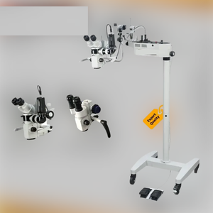 MICROSCOPIO DENTAL INOXIDABLE BINOCULAR DE 0 A 180 GRADOS MICROSCOPIO DE MONTAJE EN EL PISO DE 5 PASOS .. - Product Image 2