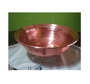 ชามนวดเท้าทำจากทองแดงคลาสสิกดีไซน์เนอร์ปรับขนาดได้ - Product Image 5