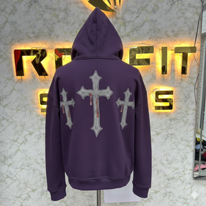 Sudadera con Capucha y Cremallera de Diseño Personalizado para Hombre, 100% Algodón, Venta Directa de Fábrica, Precio Económico, Más Demandada - Product Image 2