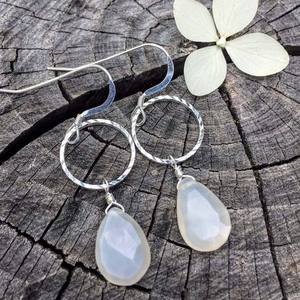 Beautiful Drop <b>Black</b> Onyx Sterling Silver Bezel Vintage <b>Dangle</b> <b>Earring</b> IGI Certified High Grade Gold Plated Party Gift - Product Image 3