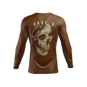 Customized 2025 Quick Dry Gym Wear Breathable <b>Long</b> <b>Sleeve</b> Rash Guard for Men Fitness <b>Swim</b> Wear with OEM Service - Product Image 3