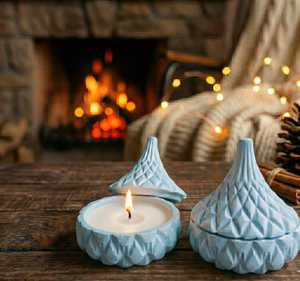 Vela Aromática de Cera de Soja en Jarra de Cerámica de Diseño, Vela de Lujo de Combustión Limpia, Ideal para Decoración del Hogar, Ambiente Acogedor y para Regalos - Product Image 1