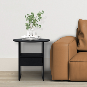 Mesa Auxiliar Estilo Ranco Farmhouse, Mesa de Centro de Madera Resistente para Sala de Estar, Entrada, Comedor, Diseño Minimalista, Muebles para el Hogar - Product Image 1