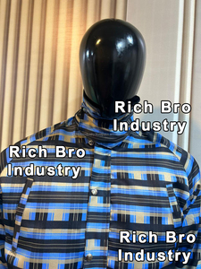 Chaqueta Casual Entallada para Hombre, Nueva Llegada 2025, Diseño Personalizado con Estampado a Cuadros, Múltiples Bolsillos, Cierre de Cremallera, Impermeable, Transpirable, de Cordura y Algodón - Product Image 2