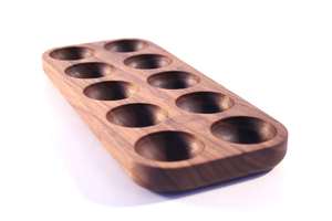 Porte-plateau à oeufs en bois pour les cuisines et les présentoirs de salle à manger vente en gros - Product Image 6