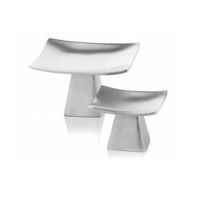 Bougeoir en aluminium de style antique Bougeoir de décoration en aluminium moulé lourd et solide pour la maison - Product Image 4