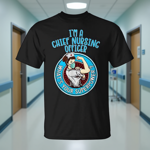 Camiseta de Enfermera Jefe para Mujer, Ropa de Enfermería Promocional - Product Image 3
