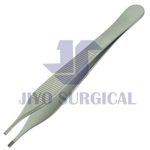 Fórceps de tejido marrón Adson de acero inoxidable de 12 cm | Fórceps quirúrgicos con dientes para un manejo preciso del tejido - Product Image 6