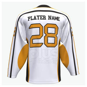 Jersey de Hockey sobre Hielo para Hombre al por Mayor - Alta Calidad, 100% Poliéster, Transpirable y Ecológico, Servicio OEM Disponible - Product Image 4