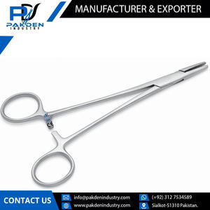 Porte-aiguille chirurgical allemand en acier inoxydable de qualité supérieure Mayo-Hegar Source d'alimentation manuelle Prix de vente à prix économique - Product Image 6