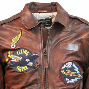 Personalizado chaquetas de cuero real OEM ODM servicios clásico hombres motorista y bombardero estilo cálido invierno moda al por mayor proveedor - Product Image 6