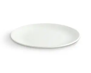 Белая фарфоровая тарелка купе 18 см для приготовления пасты, завтрака, обедов и закусок, Классическая тарелка, 1 Посудомоечная машина, мыча