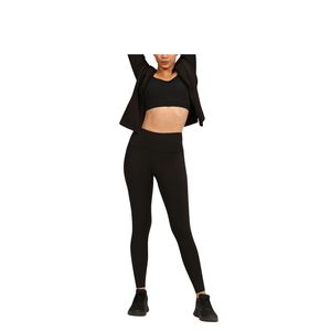Conjunto Deportivo Sin Costuras para Mujer, Venta al Por Mayor, Secado Rápido, Brasier Push-Up y Leggings de Cintura Alta con Control de Abdomen - Product Image 6