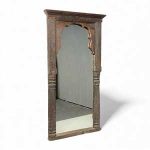 Cadre de miroir en bois vintage - Product Image 1