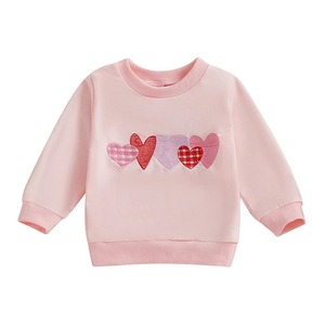 Nouveaux produits 2025 lettre impression enfants coton Polyester vêtements sweats - Product Image 1