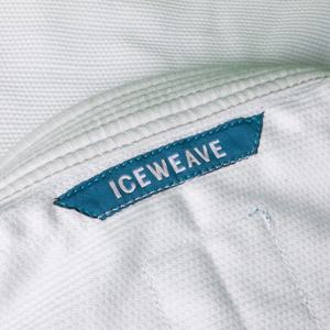 Kimono de Jiu Jitsu Brasileño de Alta Calidad, Blanco, Estilo Ice Wave, Uniforme Personalizado, 100% Algodón Preencogido, Tejido Pearl Weave - Product Image 4