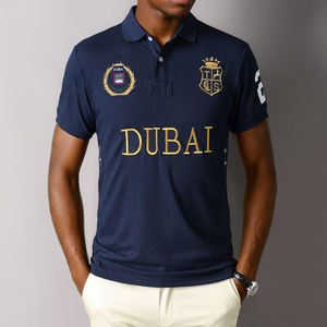 Polo de golf en polyester de qualité supérieure polo brodé polos pour hommes logo personnalisé - Product Image 1