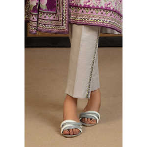 Conjunto de 3 Piezas WNS-52069, Salwar Kameez de Algodón Khaddar Estampado, Vestido Pakistaní para Festivales con Dupatta, Ropa Festiva India - Product Image 1