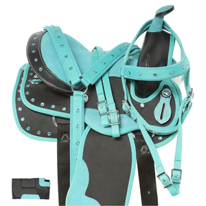100% pur cuir Western équitation selles sur mesure réglable baril équitation cheval sentier selles - Product Image 1