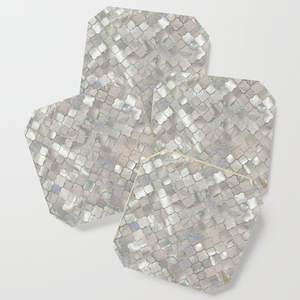 Posavasos Únicos Hechos a Mano con Mosaico de Conchas Marinas, Diseño Artístico Ideal para Hogares Modernos y Tradicionales - Product Image 2