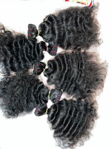 Super vente Extensions de cheveux Remy indiens naturels faits à la main Boucles brutes Texture lisse Léger pour l'exportation Extensions de cheveux humains - Product Image 3