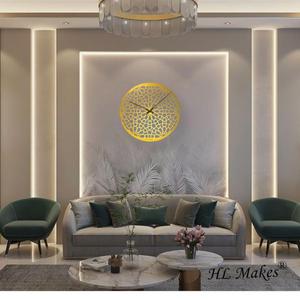 Reloj de pared decorativo, nuevo diseño, geométrico sagrado, Rosa cuadrada, arte geométrico, 60CM, diseño único - Product Image 3