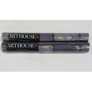 Rouleaux de papier peint brique métallisée bleu marine/or Arthouse 692200-Lot de 2 - Product Image 1