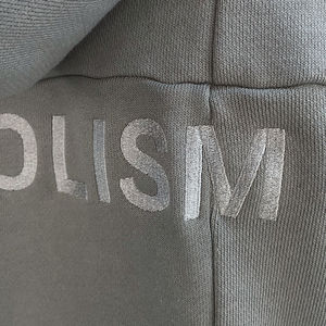 Sweat à capuche personnalisé avec patchwork pour hommes, sweat-shirt à capuche en coton épais brodé de logos, sweats à capuche décontractés zippés - Product Image 4