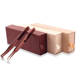 Boîte d'emballage en carton personnalisée pour pinces à épiler, marque privée, professionnelle, 2 pièces, boîte de rangement pour pinces à épiler - Product Image 1