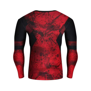 Wholesale Custom Sublimation Spandex Surf Short Design Your Own <b>Compression</b> <b>Shirts</b> MMA Bjj Rash Guard - Product Image 2