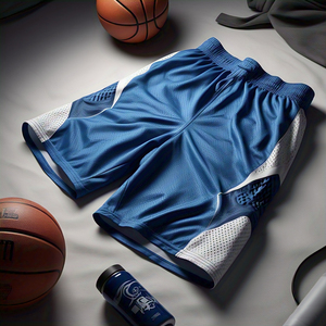 Pantalones cortos de malla de baloncesto de fútbol personalizados pantalones cortos de fútbol de cintura elástica de alta calidad pantalones cortos de baloncesto deportivos para hombre - Product Image 3