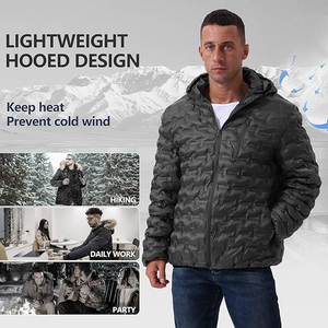 Chaquetas acolchadas cálidas de invierno para hombre, chaquetas acolchadas para venta en línea, ropa de calle, chaqueta acolchada de talla grande para hombre - Product Image 5